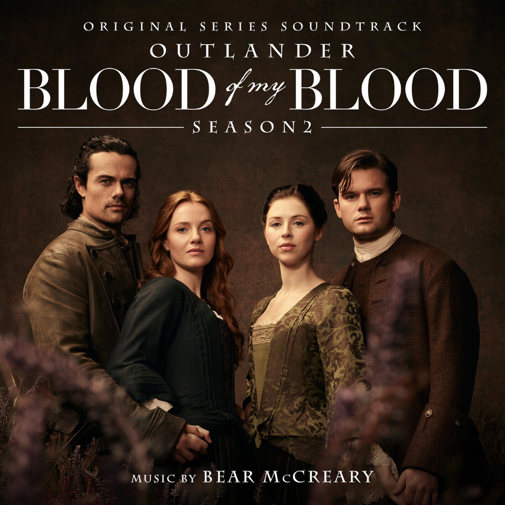 Mitad derecha, portada frontal de Outlander: Blood of My Blood